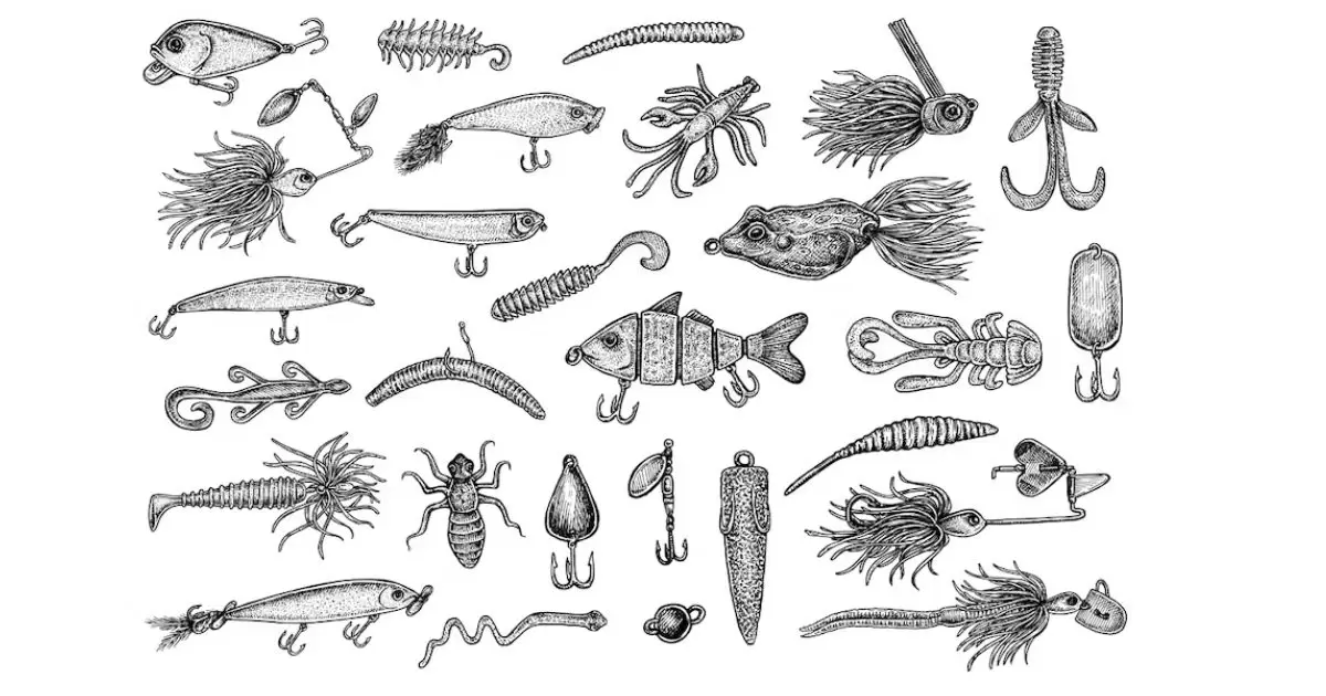 How To Drawing Fishing Lures?